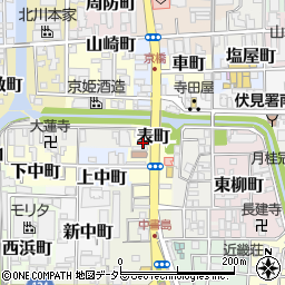 京都府京都市伏見区表町576周辺の地図