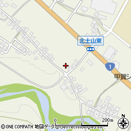 滋賀県甲賀市土山町北土山602周辺の地図