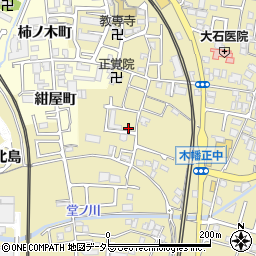 京都府宇治市木幡正中25周辺の地図