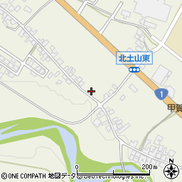 滋賀県甲賀市土山町北土山605周辺の地図