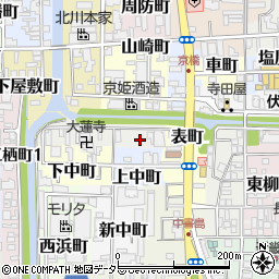 京都府京都市伏見区北浜町周辺の地図