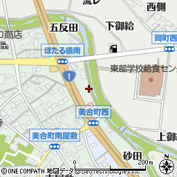 愛知県岡崎市岡町下井周辺の地図