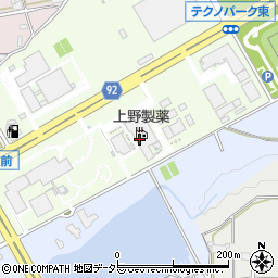 上野製薬周辺の地図