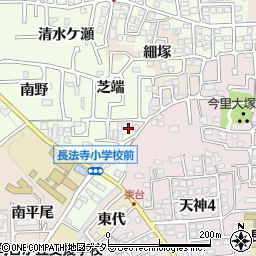 京都府長岡京市長法寺川原谷19-5周辺の地図