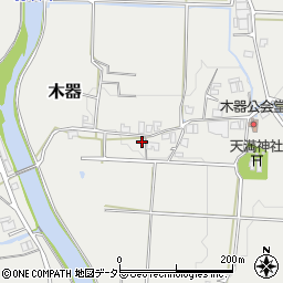 兵庫県三田市木器594周辺の地図
