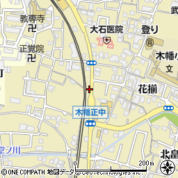 京都府宇治市木幡正中56-3周辺の地図