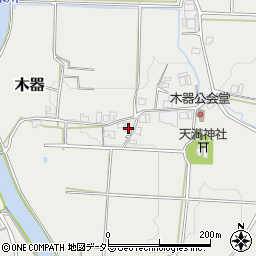 兵庫県三田市木器571周辺の地図