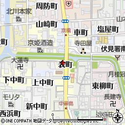 京都府京都市伏見区表町575周辺の地図