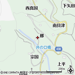 愛知県新城市牛倉梛57周辺の地図