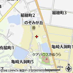愛知県半田市亀崎大洞町3丁目周辺の地図