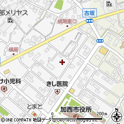 兵庫県加西市北条町横尾1142周辺の地図