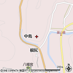 愛知県岡崎市夏山町（中島）周辺の地図