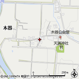 兵庫県三田市木器596周辺の地図