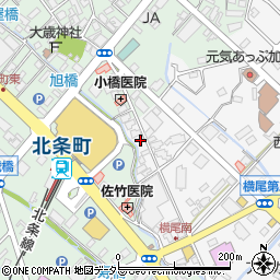 兵庫県加西市北条町横尾326周辺の地図
