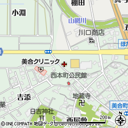 セブンイレブン岡崎美合町店周辺の地図
