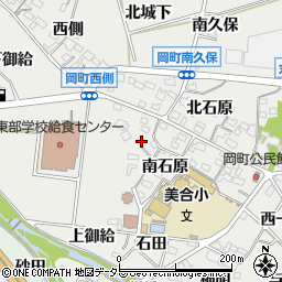 愛知県岡崎市岡町南屋敷周辺の地図