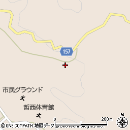 岡山県新見市哲西町矢田2447周辺の地図