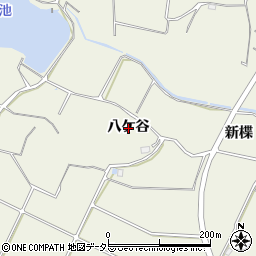 愛知県阿久比町（知多郡）矢高（八ケ谷）周辺の地図
