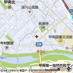 滋賀県甲賀市甲南町深川1996周辺の地図