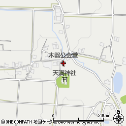 兵庫県三田市木器686周辺の地図