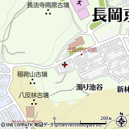 京都府長岡京市光風台8周辺の地図