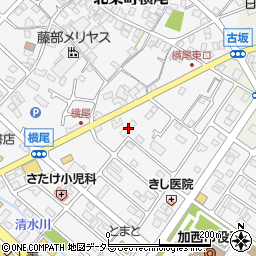 兵庫県加西市北条町横尾616周辺の地図