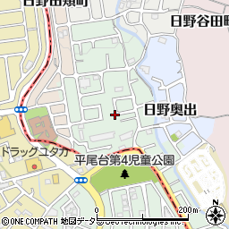 京都府京都市伏見区日野野色町周辺の地図