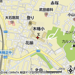 京都府宇治市木幡赤塚4周辺の地図