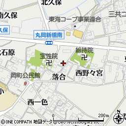 愛知県岡崎市岡町寺屋敷12周辺の地図
