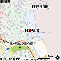 京都府京都市伏見区日野奥出23-10周辺の地図