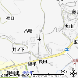 愛知県新城市須長周辺の地図