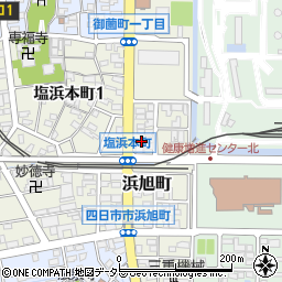 三永産業株式会社　塩浜給油所周辺の地図