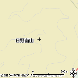 京都府京都市伏見区日野南山周辺の地図