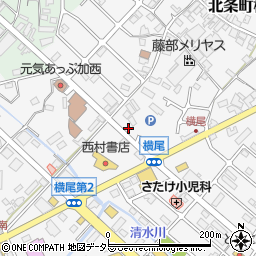 兵庫県加西市北条町横尾250周辺の地図