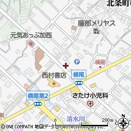 兵庫県加西市北条町横尾250周辺の地図