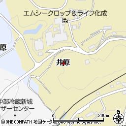 愛知県新城市大海井原周辺の地図