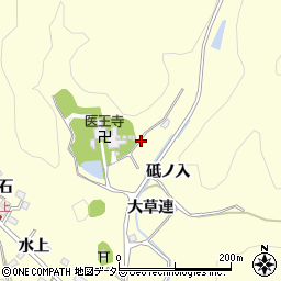 愛知県新城市長篠弥陀の前周辺の地図