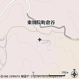 京都府亀岡市東別院町倉谷上疆地周辺の地図