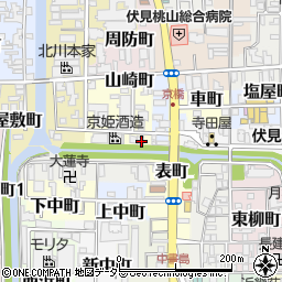 京都府京都市伏見区山崎町366周辺の地図