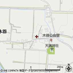 兵庫県三田市木器605周辺の地図