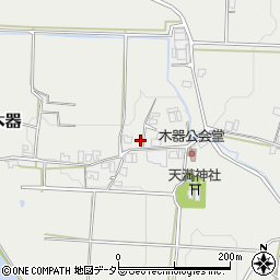 兵庫県三田市木器606周辺の地図