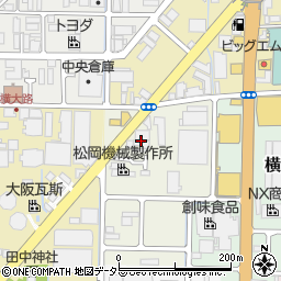 京都美術化工株式会社周辺の地図