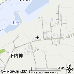 兵庫県三田市下内神650周辺の地図