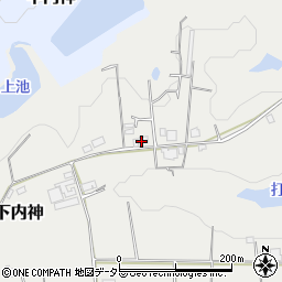 兵庫県三田市下内神579周辺の地図