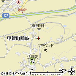 滋賀県甲賀市甲賀町隠岐1098周辺の地図