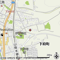 島根県浜田市下府町1278周辺の地図