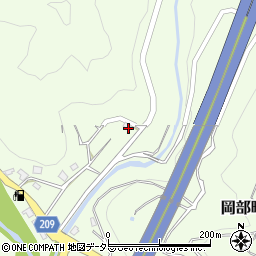 静岡県藤枝市岡部町桂島1044周辺の地図