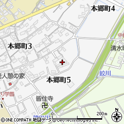 川菊荘周辺の地図