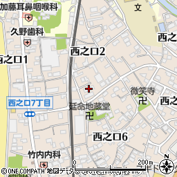 ヴァン・ド・メールＢ周辺の地図