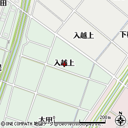 愛知県安城市桜井町入越上周辺の地図
